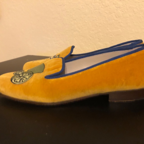 LIMITED EDITION RARE Stubbs & Wootton Velvet Loafers - Picture 5 of 6